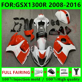 Fairings komplekt GSXR1300 HAYABUSA 2008 2009 2010 2011 2012 2013 GSX1300R GSXR 1300 2014 2015 2016 2017 2018 Voolundi punane valge