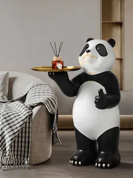 Home Decor Loominguline Elutuba Panda Sahtel Suur Põranda Teenetemärgi Kujukeste Interjööri Vaik Cartoon Tuul Korrus Ornament