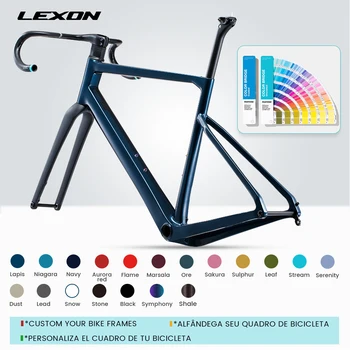 LEXON 2023 Süsiniku GFX Raam Kohandatud Maantee-Kruus Bike Frameset ketaspidur off-Road Jalgratta Cyclecross Raamid Juhtrauda