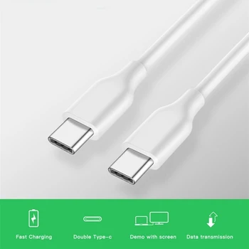 PD 60W USB-C USB Type-C Kaabel QC3.0 kiirlaadimine Data Kaabel Samsung S20 S10 S9 A80 A50 A70 USB-C Kaabel Huawei P30 P40