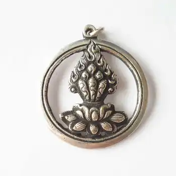 Tiibeti Ripats Metall Vask Padma Amulett Ripatsid Nepal Vintage Käsitöö Ehted TBP050